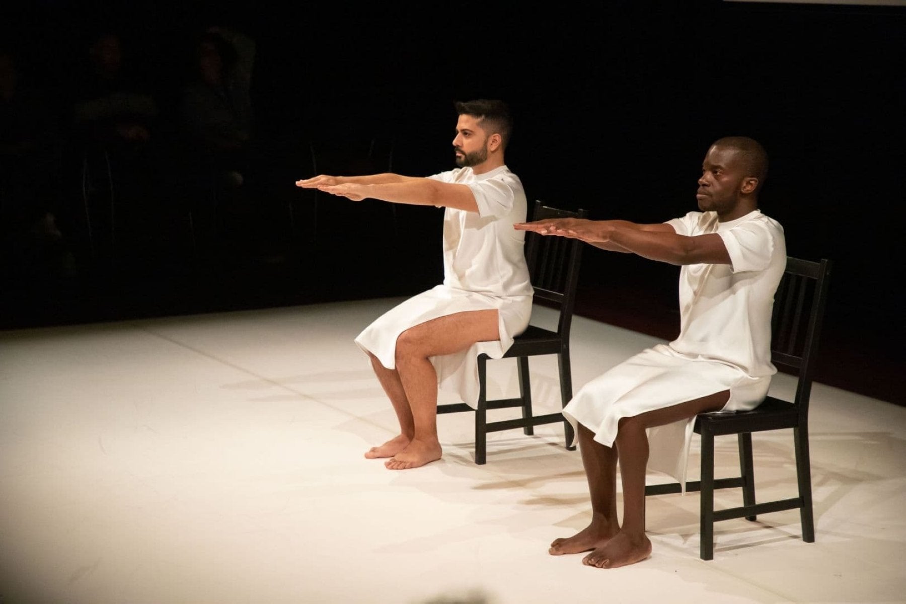 Fernando López y Germain Boungou en 'Flamenco negro'.