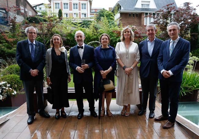 Manuel Ángel Castañeda, Eugenia Cuenca, Alberto Ruiz, Mercedes San Sebastián, Montse Matilla, Luis Revenga y Justo Chamorro.