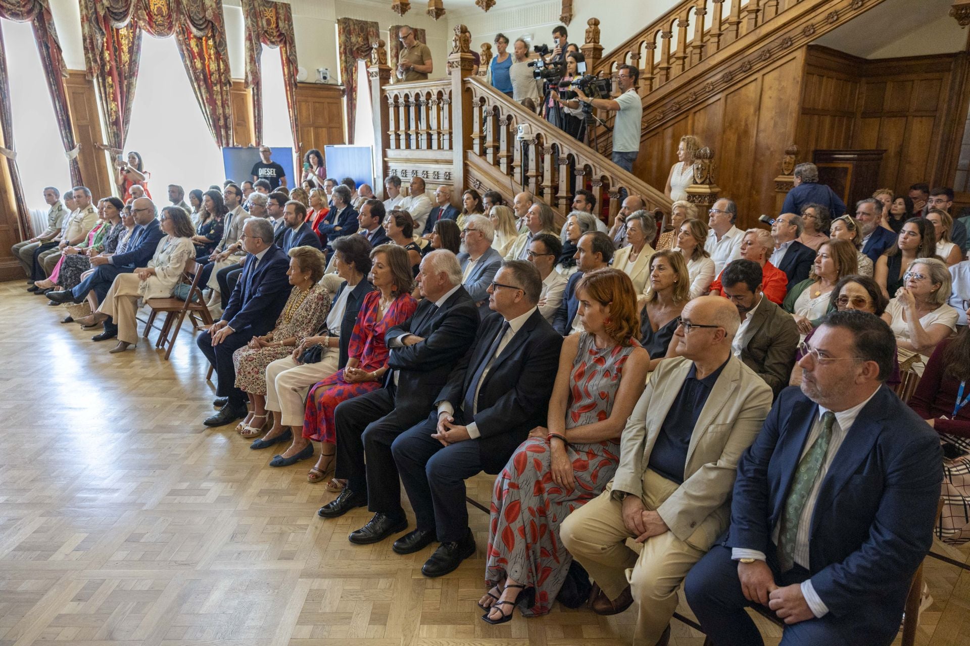 Imagen del Hall Real de La Magdalena durante el acto