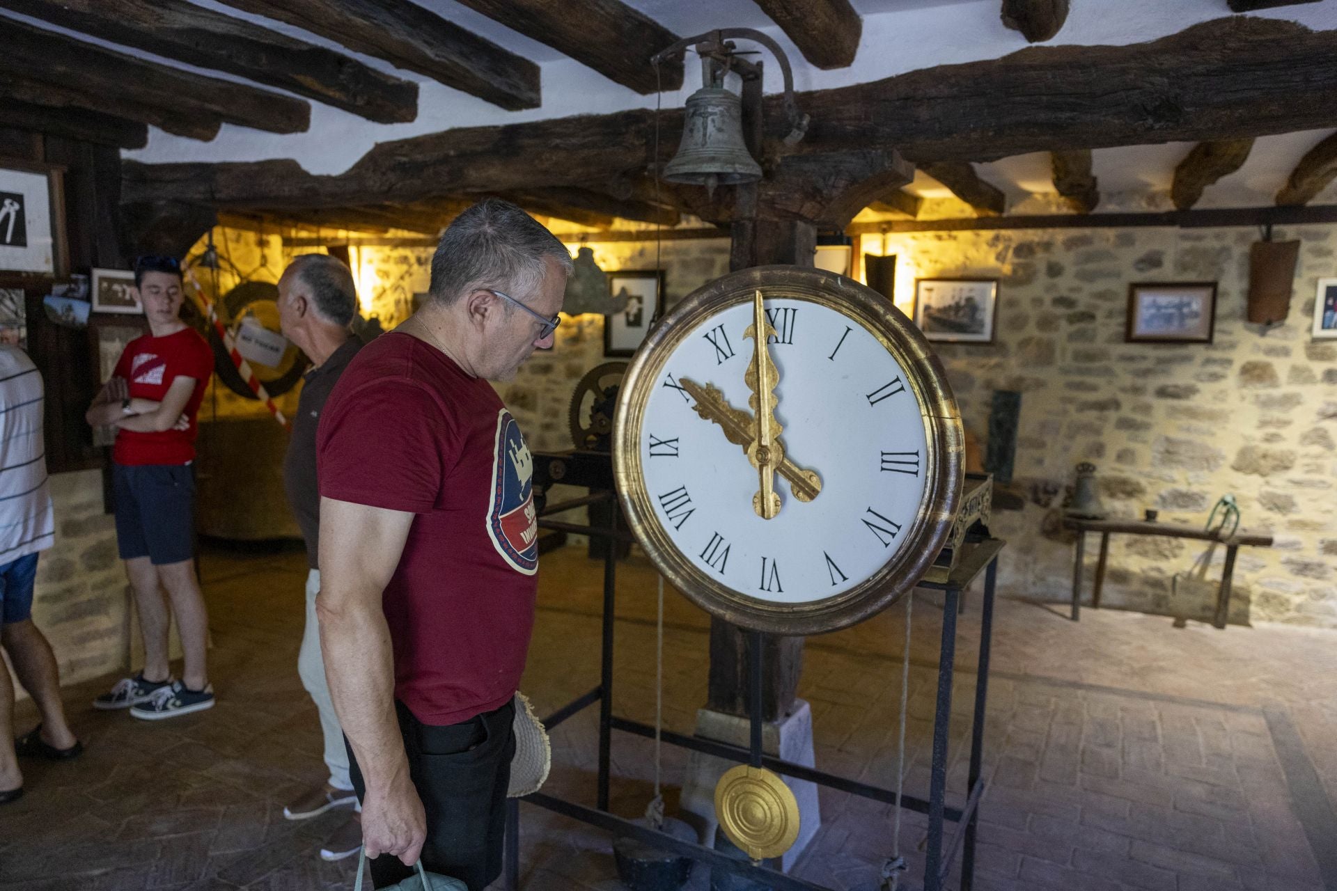 Uno de los relojes que completan la exposición del museo personal de Abel Portilla.