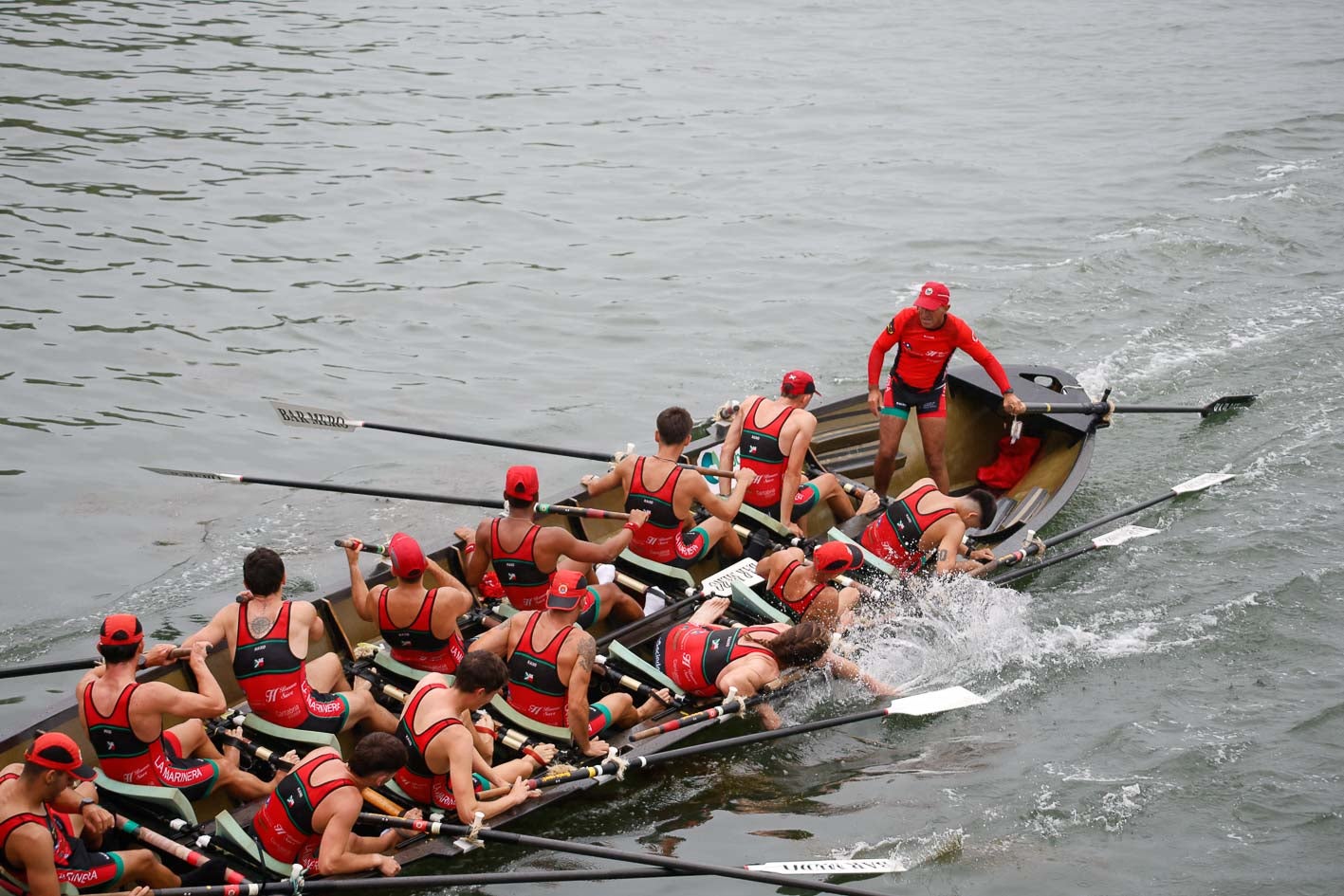 Castro, una vez finalizada la regata.