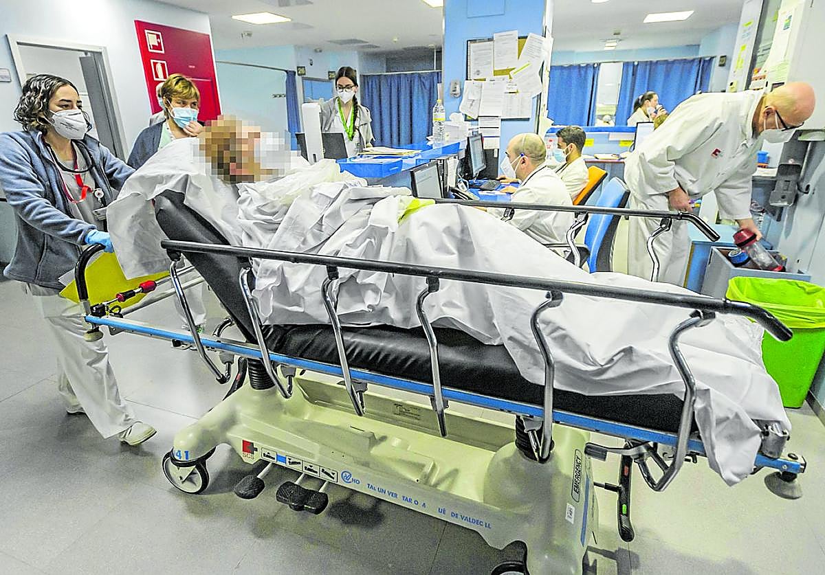 Servicio de Urgencias del Hospital Valdecilla.