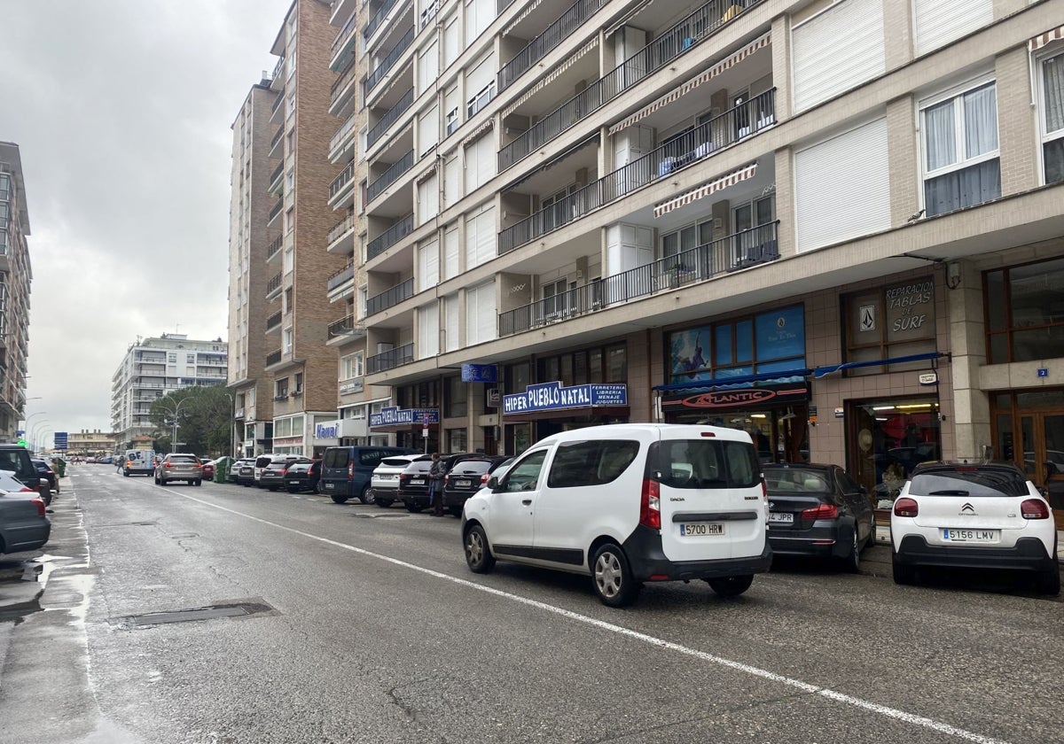 Calle Marqués de Comillas de Laredo.