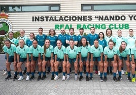 La plantilla del Racing para esta temporada en la Segunda RFEF femenina.