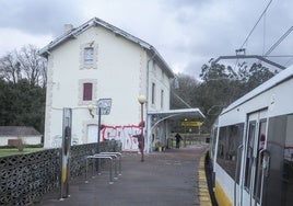 Estación de La Cavada en Riotuerto.