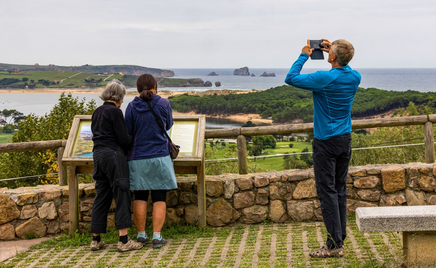 Mirador desde el que se ve el Abra del Pas