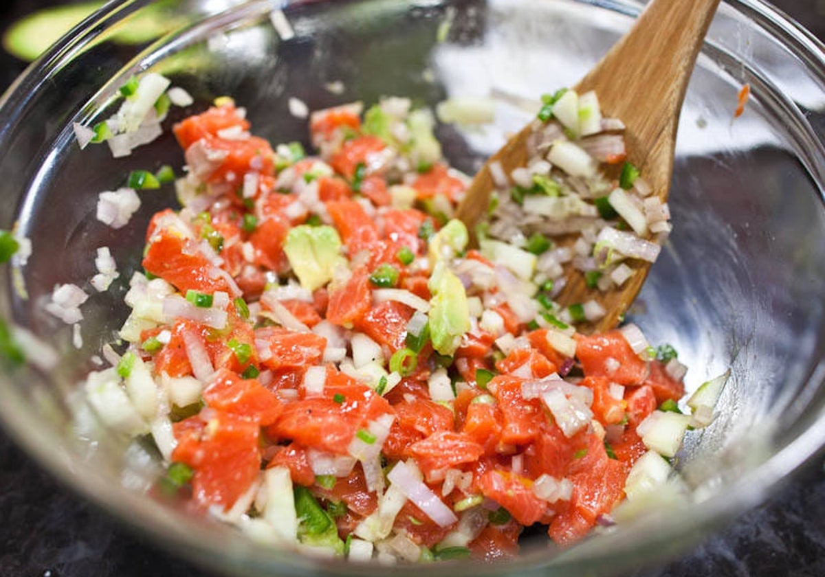 'La receta del día': tartar de salmón con crema de remolacha