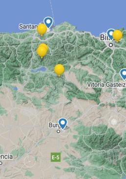 Imagen - Mapa de Flightradar donde se podía hacer seguimiento a los globos.