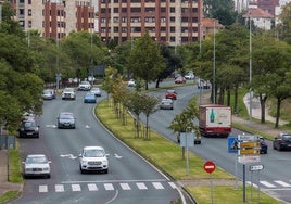 Uno de los tramos de la S-20 por los que discurrirá el futuro carril bici.