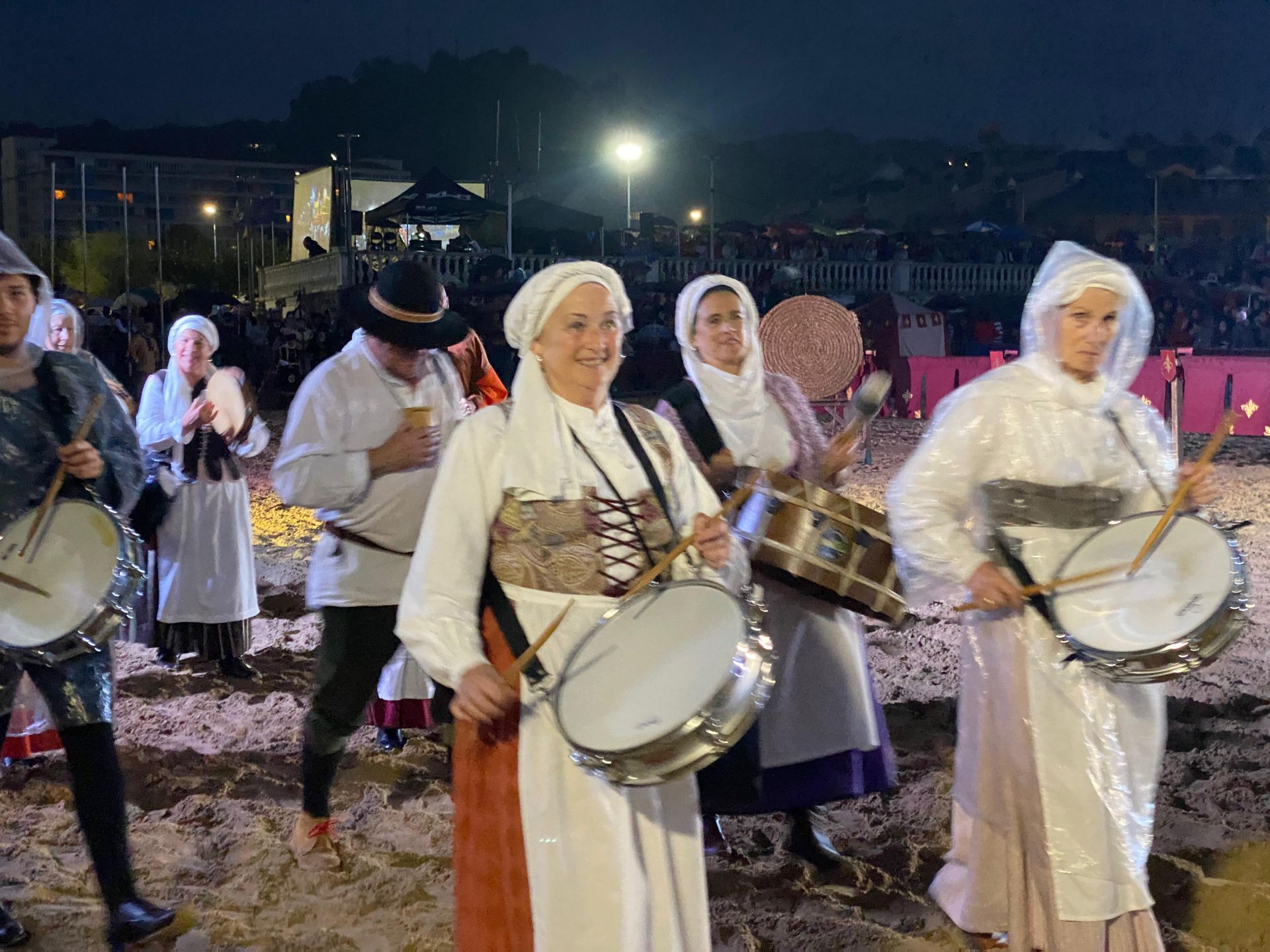 Los Ventolines animaron el desfile.