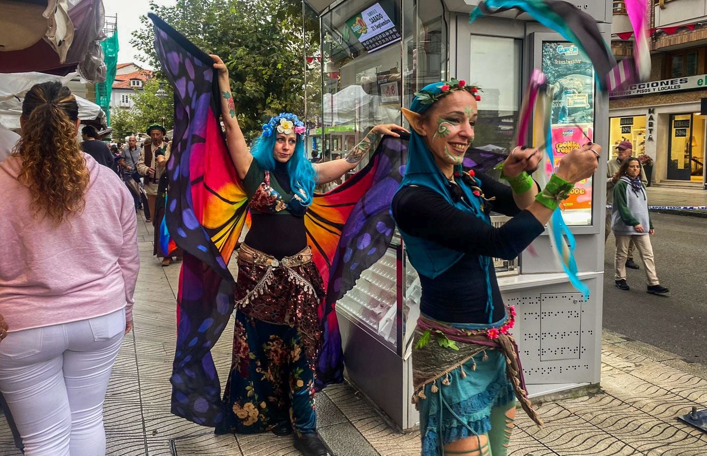 Los espectáculos callejeros estuvieron presentes durante toda la jornada.