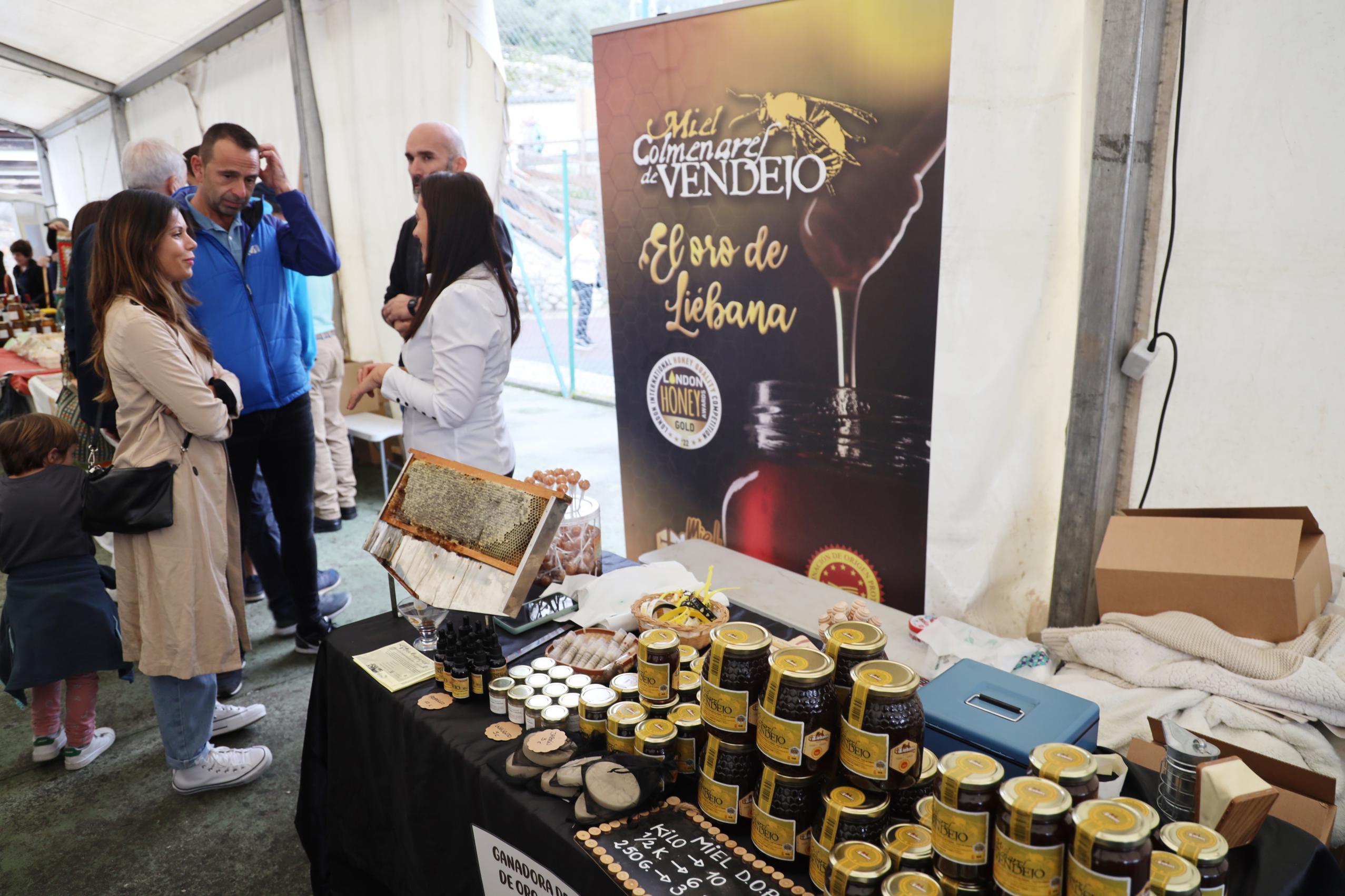 Los productos autóctonos se mostraron en la feria