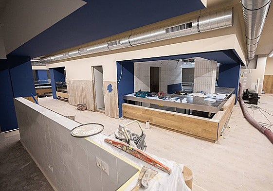 El interior del Mercado de Puertochico, a punto de finalizar su reforma integral