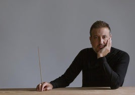 Retrato de Carlos Mena, contratenor y director de orquesta.