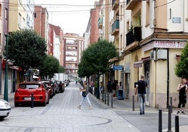 Barrio de la Inmobiliaria, en Torrelavega.