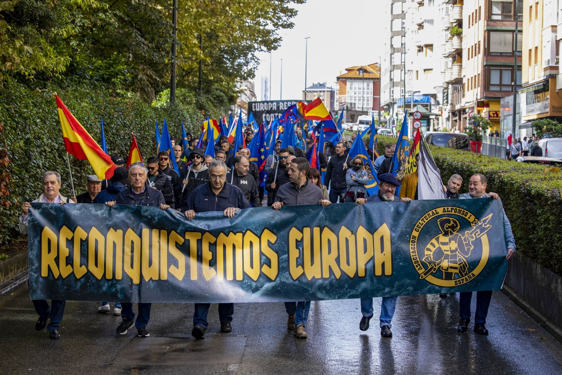 Los manifestantes partieron de Cuatro Caminos.