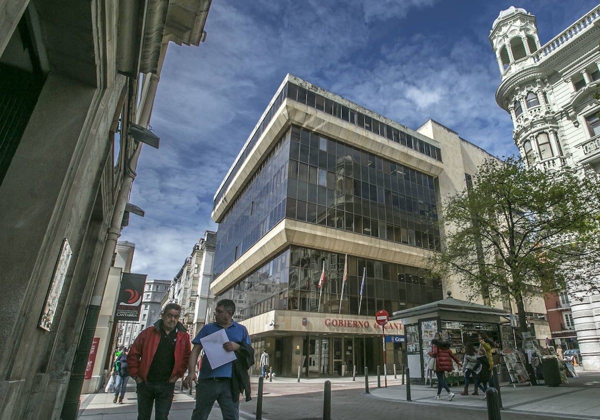 Sede de la Consejería de Economía del Gobierno de Cantabria.