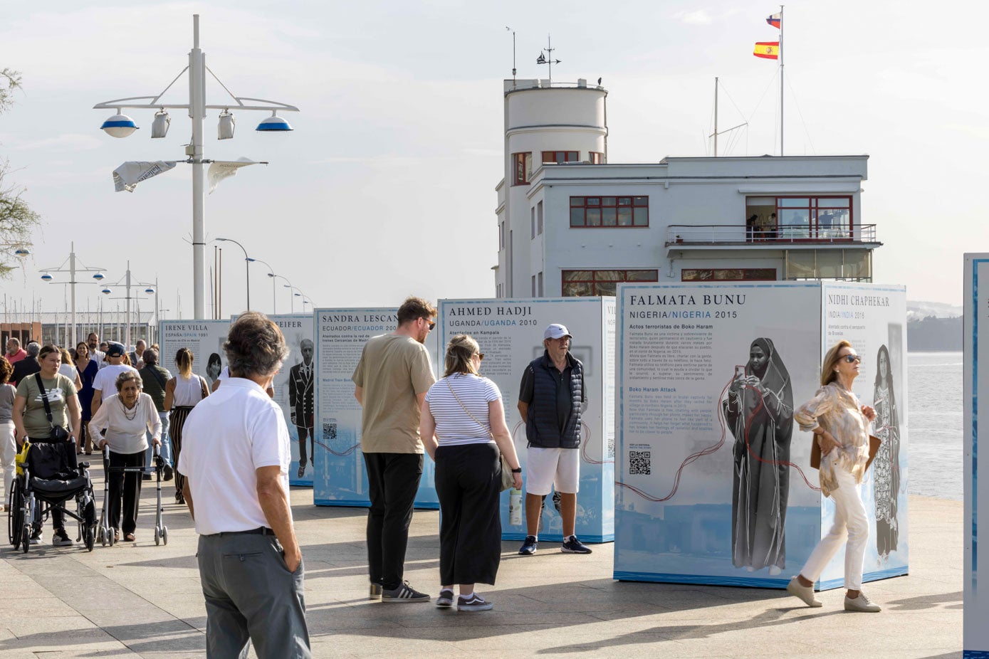 La exposición es resultado de la colaboración entre el Gobierno de Cantabria, la Fundación Víctimas del Terrorismo, el Centro Memorial Víctimas del Terrorismo y la Oficina de Lucha contra el Terrorismo de Naciones Unidas.