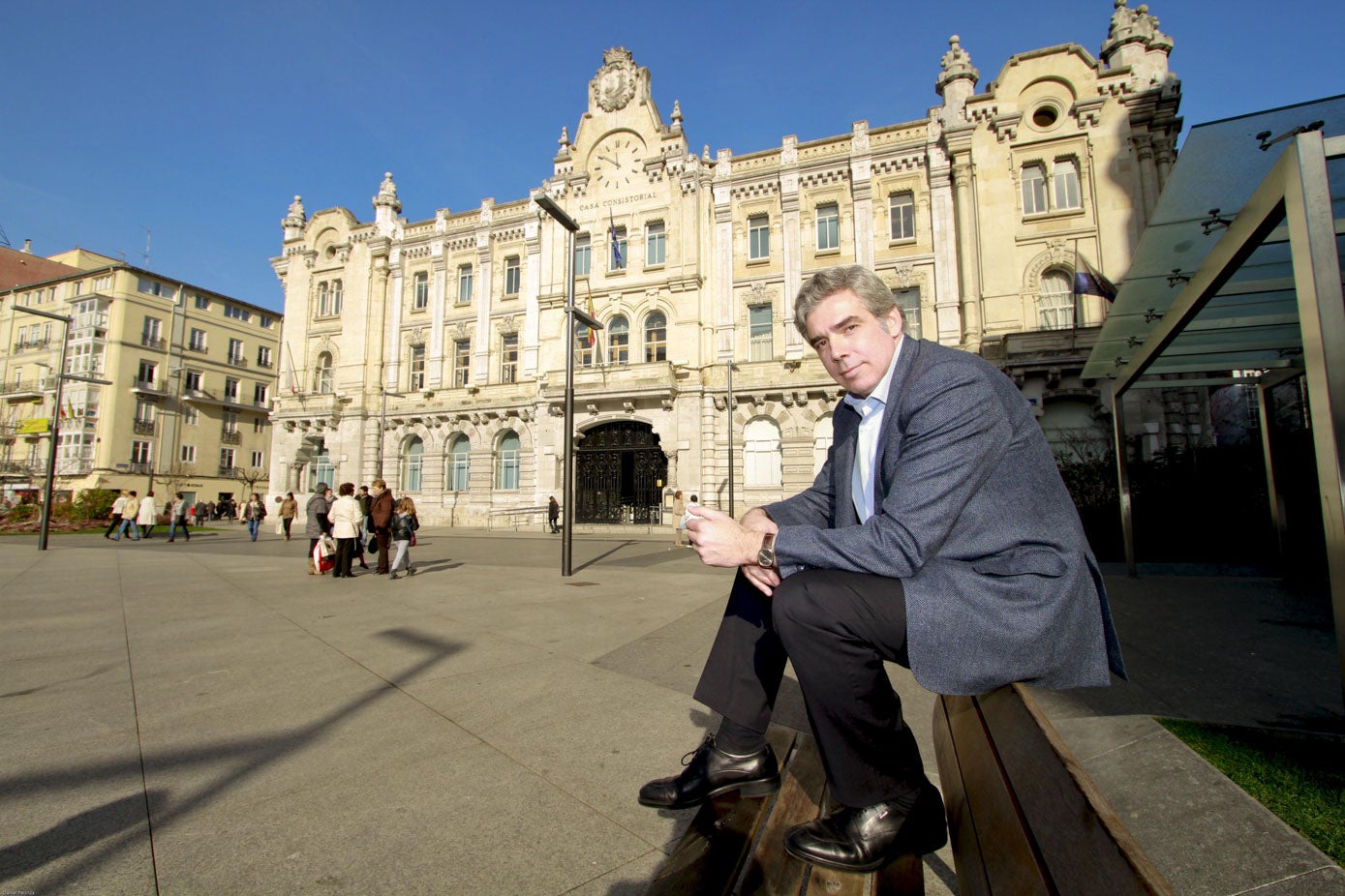 Fuentes-Pila como candidato a la Alcaldía por primera vez.