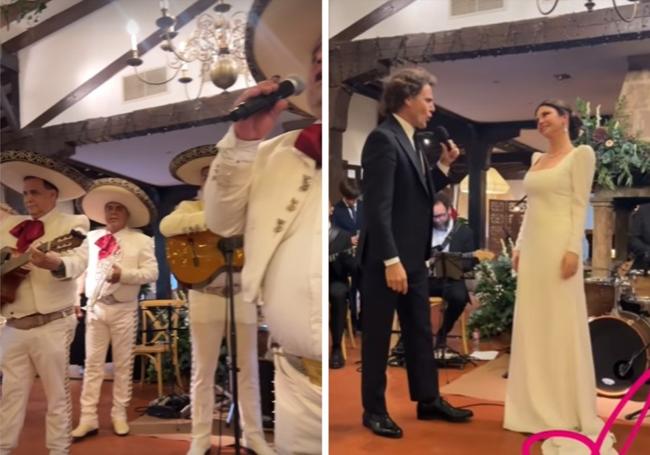 Los amigos de los novios colgaron varias stories de la boda con la actuación de los mariachis y de Diego Ramos. Varios describieron la boda como «la más bonita del año».