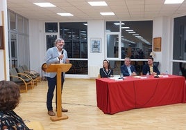 Intervención de Ricardo Cano, tras proclamarse ganador del concurso.