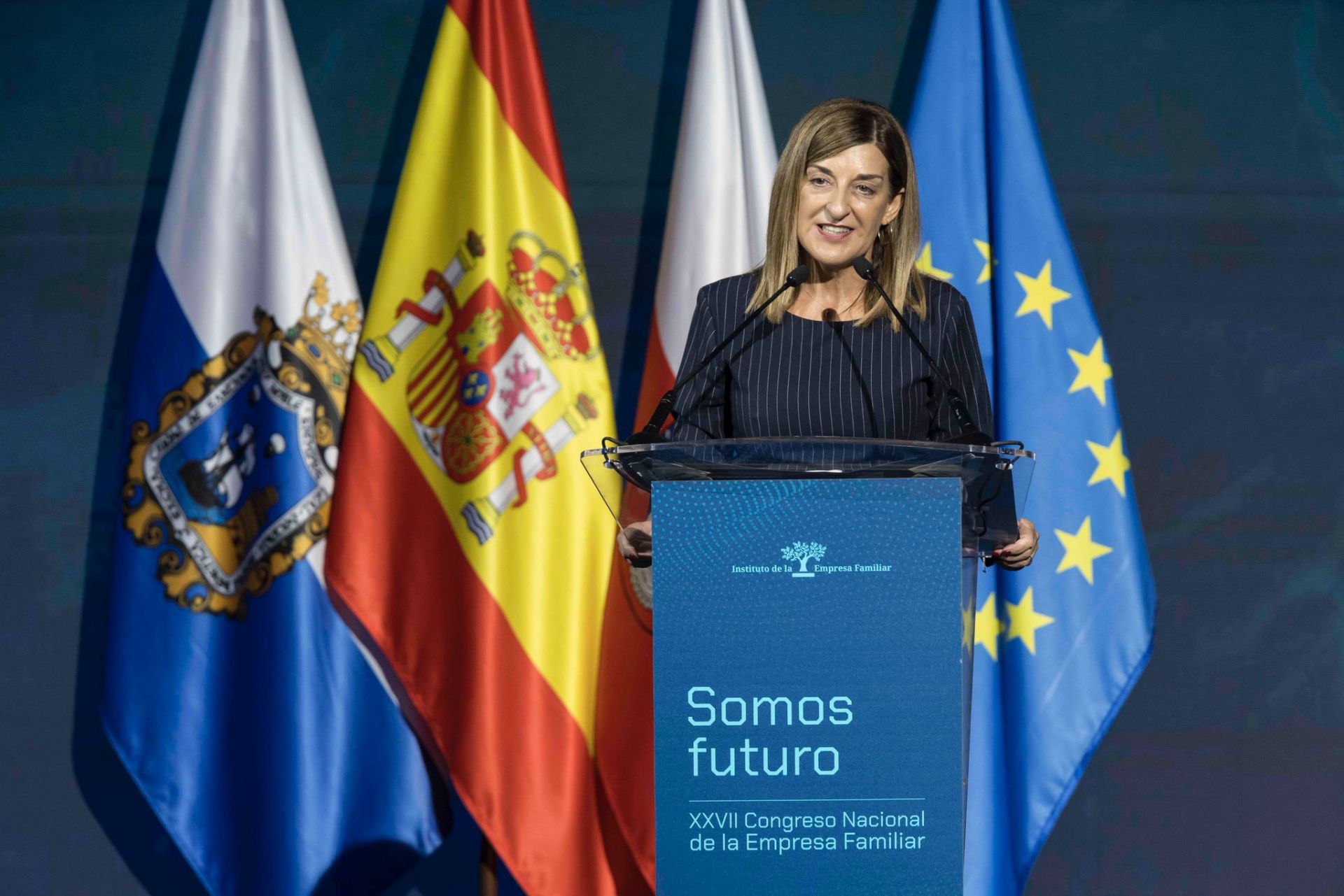 La presidenta de Cantabria, María José Sáenz de Buruaga.