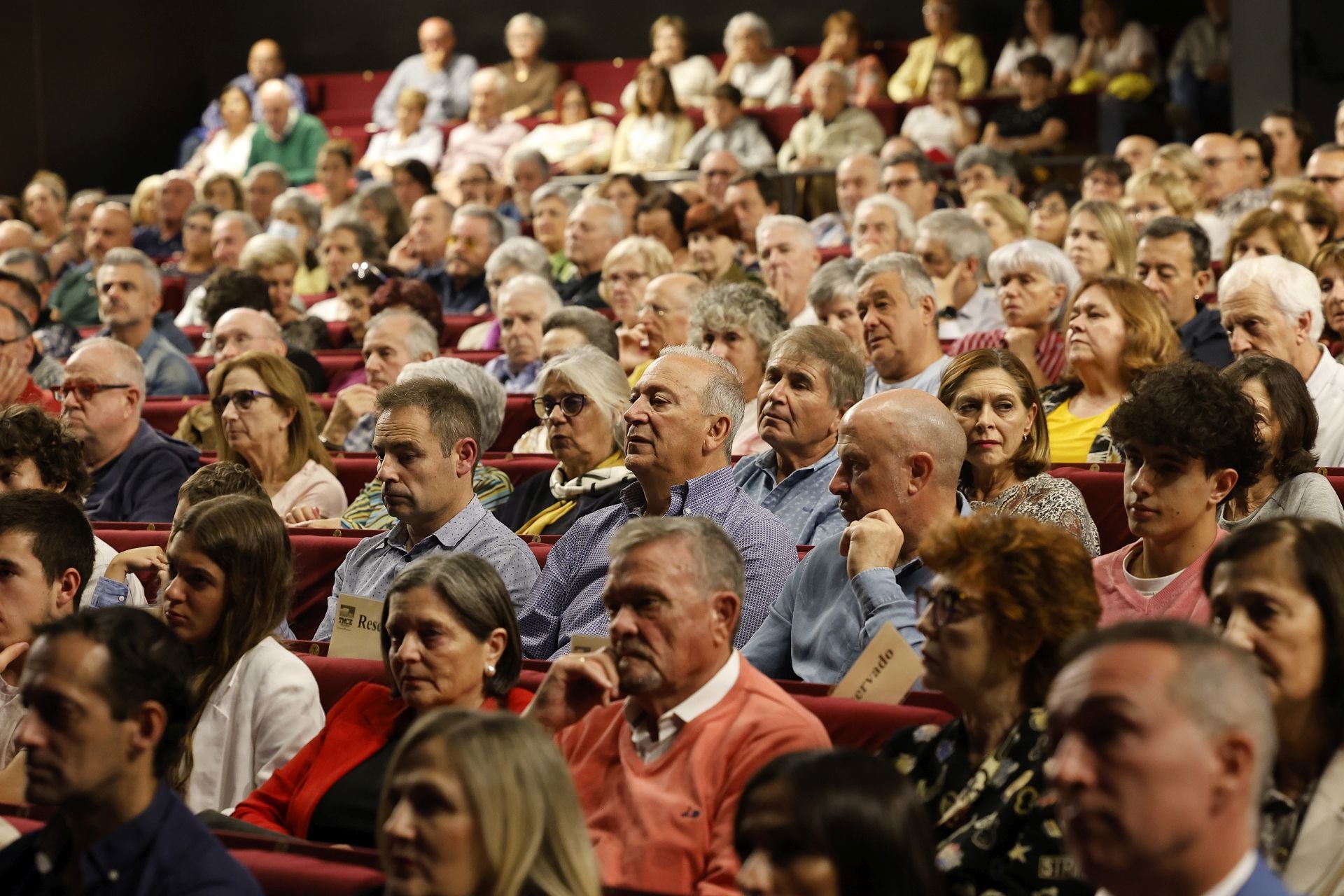 El público casi llenó el Teatro Concha Espina.