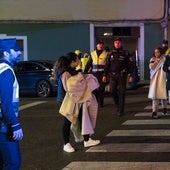 Una familia del edificio siniestrado y una vecina se alojan en el Centro de Acogida Princesa Letizia