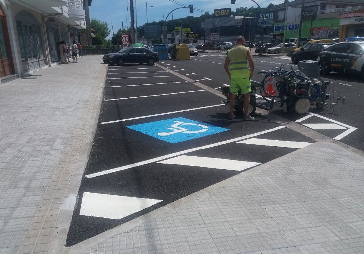 Nuevos accesos y áreas de aparcamiento en Colindres.