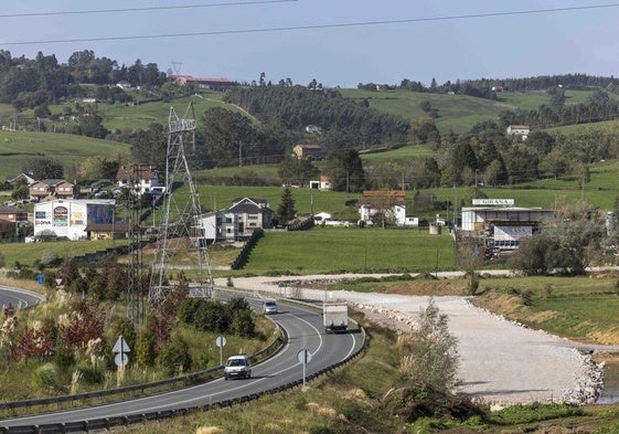 Obras de la variante de Sarón.