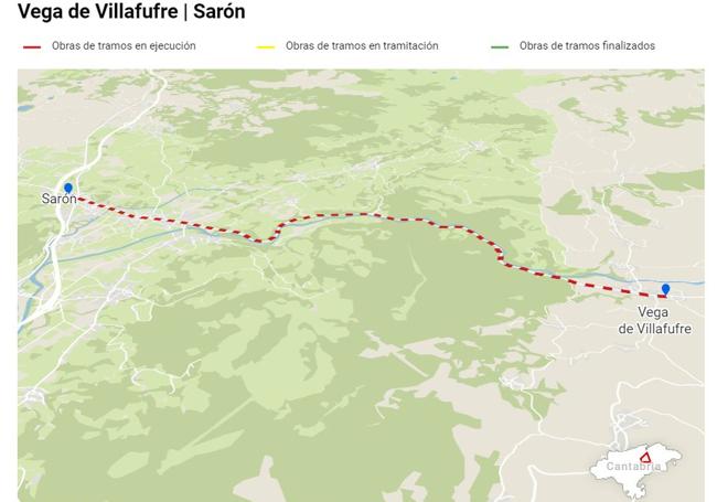 Variante de Sarón. Carretera CA-142. Importe: 15.738.798€. Duración: 32 meses.