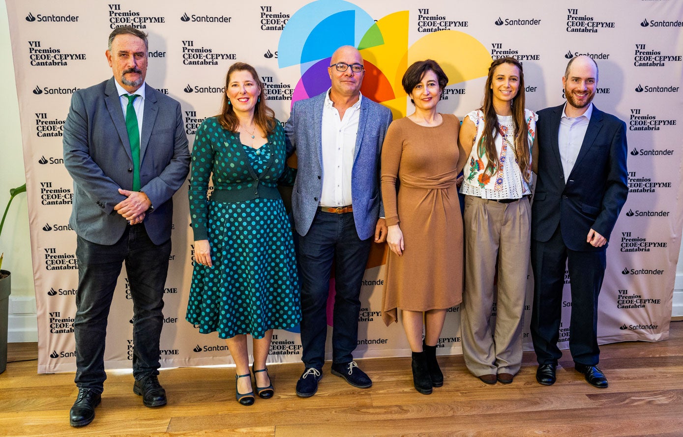 José Santos de Blas Quevedo, Sonia de la Fuente, José Luis Sánchez, Mónica de Lucio, Patricia González y Jesús Antolín.