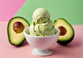 Helado de aguacate...¡Ñam!