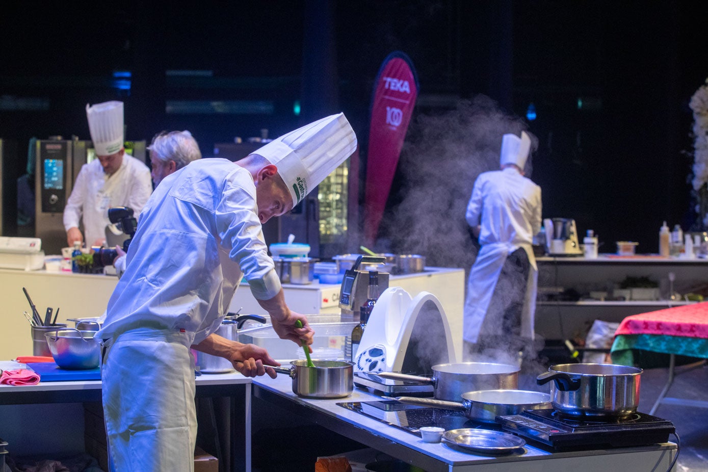 Una carne y un pescado, retos del concurso de cocina.