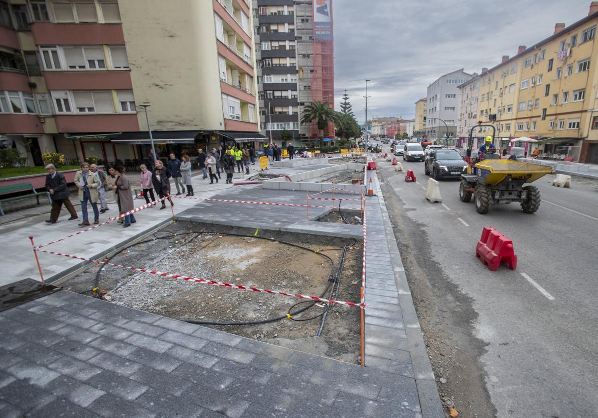 Las obras pertenecen a la primera fase del Plan Director de General Dávila, entre Pronillo y Camilo Alonso Vega.