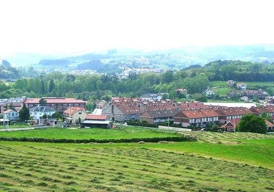 Barrio de La Soloba en Puente San Miguel.