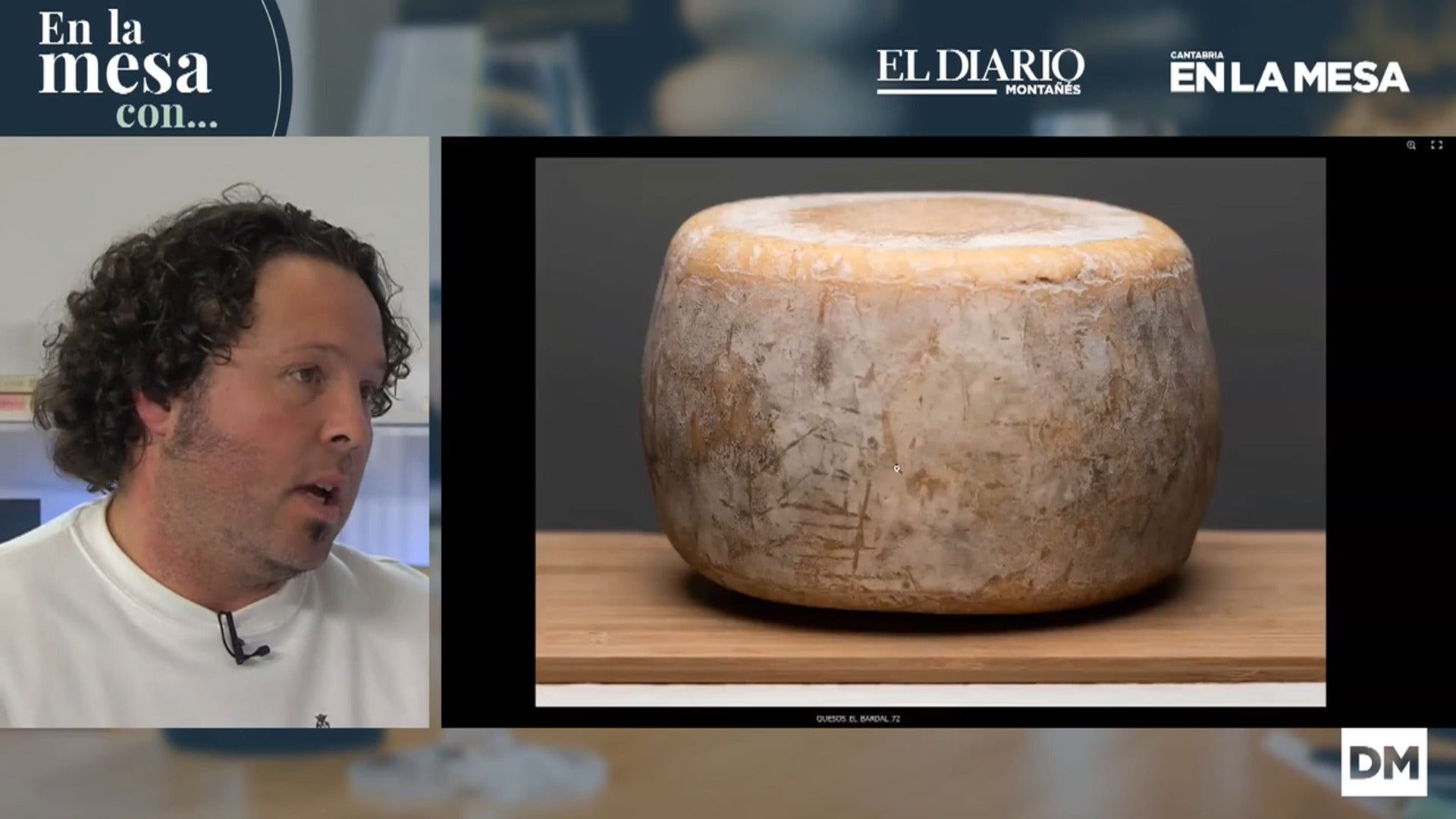 'En la mesa con...' Rubén Gutiérrez, de la quesería artesana El Bardal