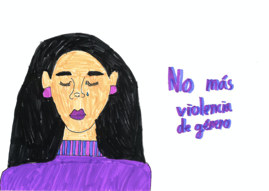 «No más violencia de género». CEIP Aguanaz.