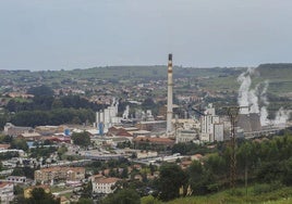 Fábrica de Solvay en la localidad de Barreda.