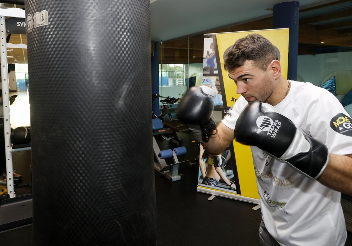 Sergio García, durante su entrenamientodel miércoles en el Torresport.