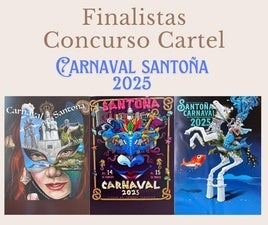 Los tres diseños combinan elementos del carnaval, de la mar y rincones de la villa.