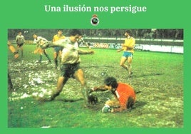 Día de Reyes del 86. Víctor le clavó tres goles al Cádiz en un barrizal.