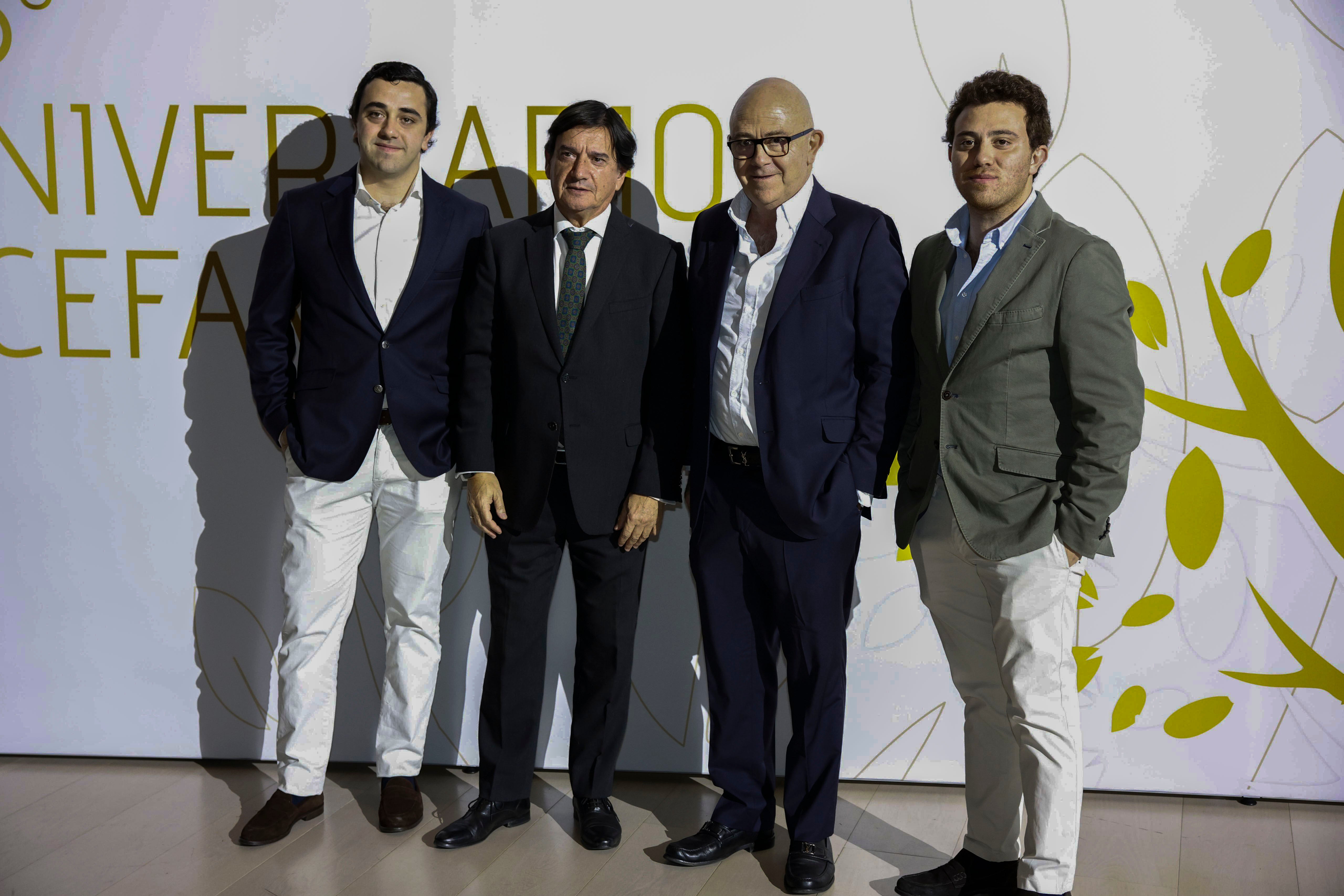 Pepe González, Julio Cabrero, Faito Alufasa y Gonzalo González.