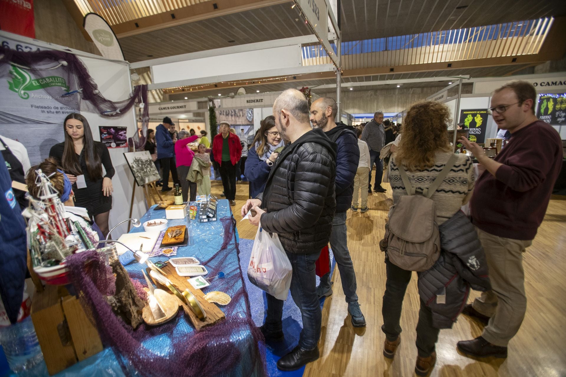 Las anchoas no pueden faltar en la Feria del Producto de Cantabria. 