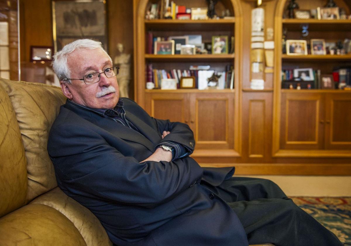 Joaquín Leguina, en Santander, en una fotografía de 2019.