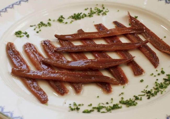 Anchoas del Cantábrico.