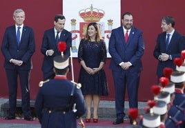 Alfonso Rueda (Galicia), Juanma Moreno (Andalucía), María José Sáenz de Buruaga (Cantabria), Adrián Barbón (Asturias), Gonzalo Capellán (La Rioja).