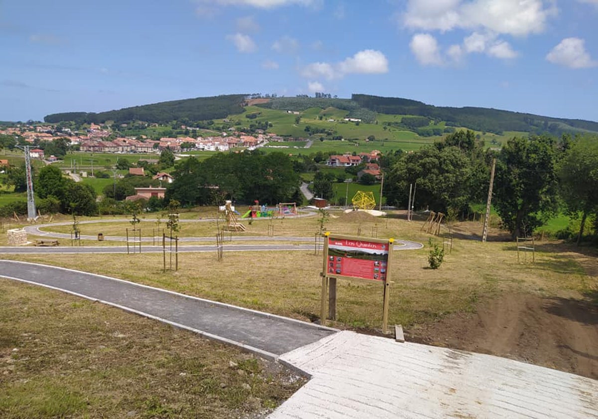 Parque Rural Las Quintas en San Mamés de Meruelo.