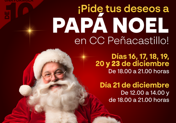 El sábado, 14 de diciembre será el primer día en el que los niños podrán visitar a Papa Noel