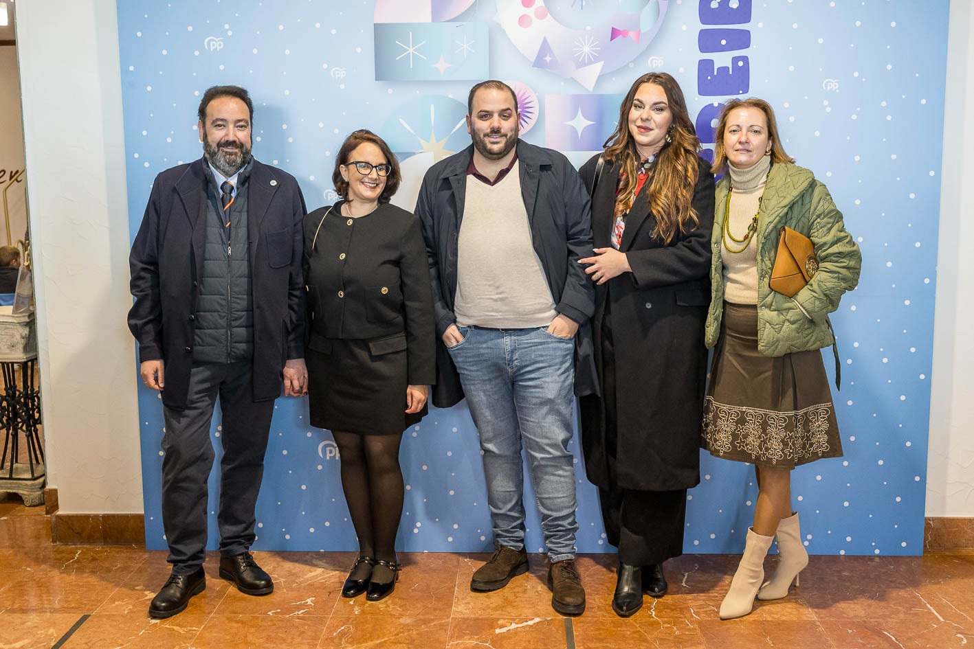 Pedro Gorjón, Bárbara Iglesias, Alfredo Casanova, Lara Aguado y Esther Mendiguchia.